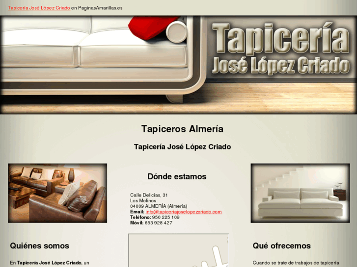 www.tapiceriajoselopezcriado.com