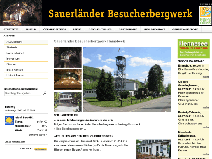 www.besucherbergwerk-ramsbeck.de