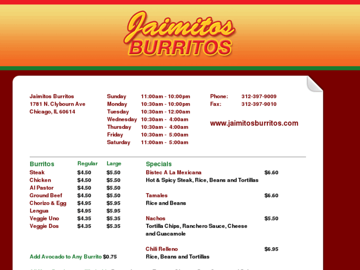 www.jaimitosburritos.com