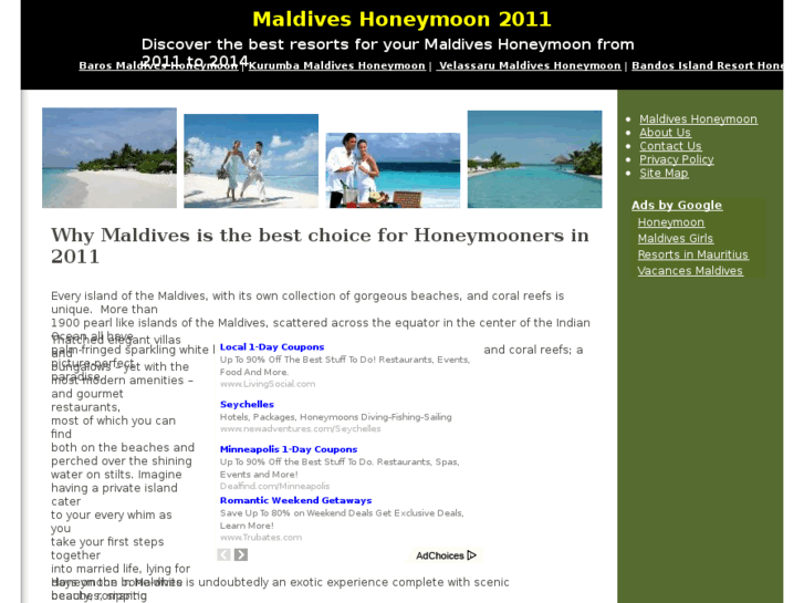 www.maldiveshoneymoon2011.com