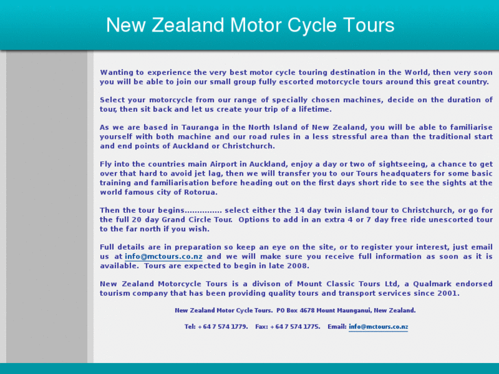 www.newzealandmotorcycletours.com