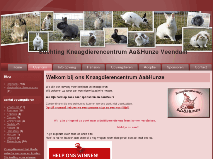 www.opvangaaenhunze.nl