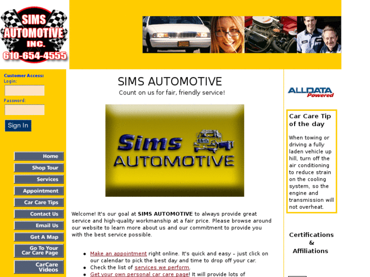 www.simsautomotiveinc.com