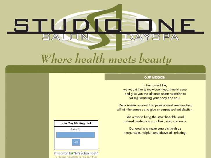 www.studioonesalondayspa.net