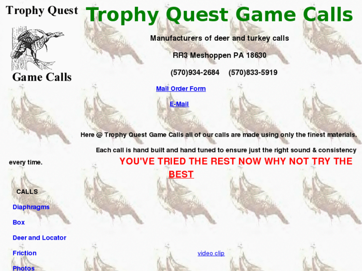 www.trophyquestgamecalls.com