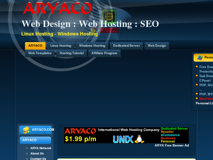 www.aryawebhosting.com