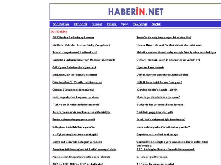 www.haberin.net