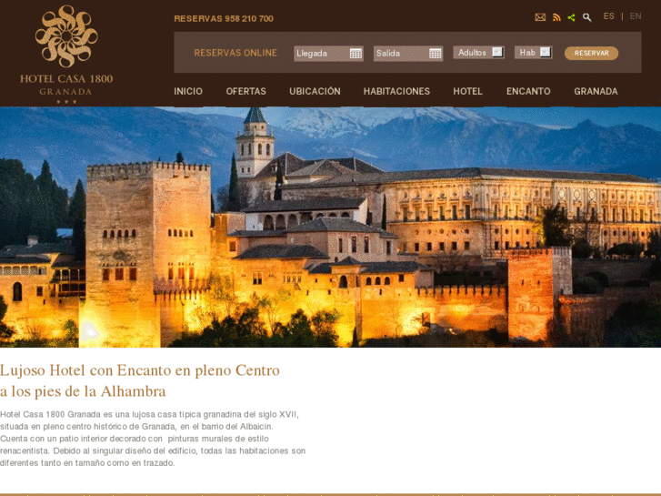 www.hotelcasa1800granada.com