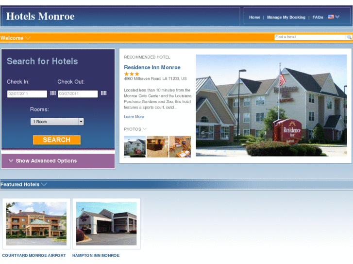 www.hotelsmonroe.com
