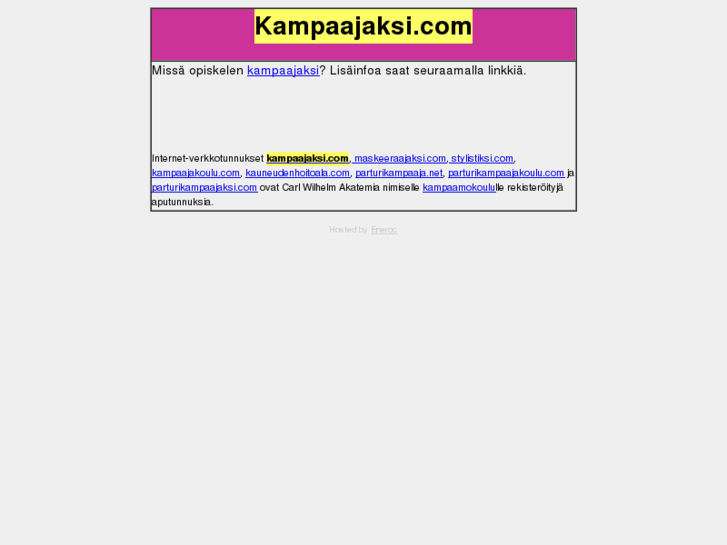 www.kampaajaksi.com