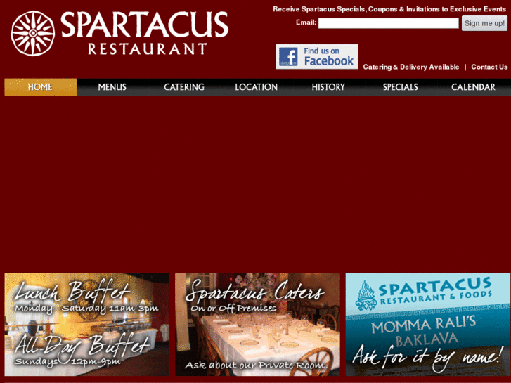 www.spartacusrestaurant.com