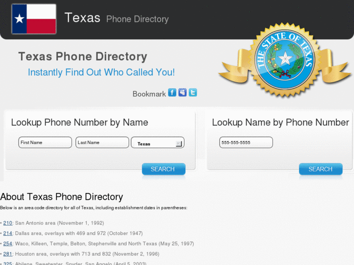 www.texasphonedirectory.org