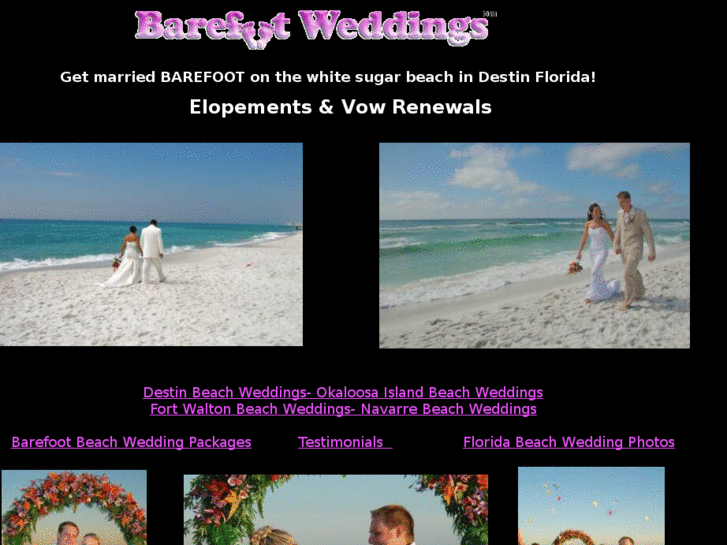 www.barefootdestinweddings.com