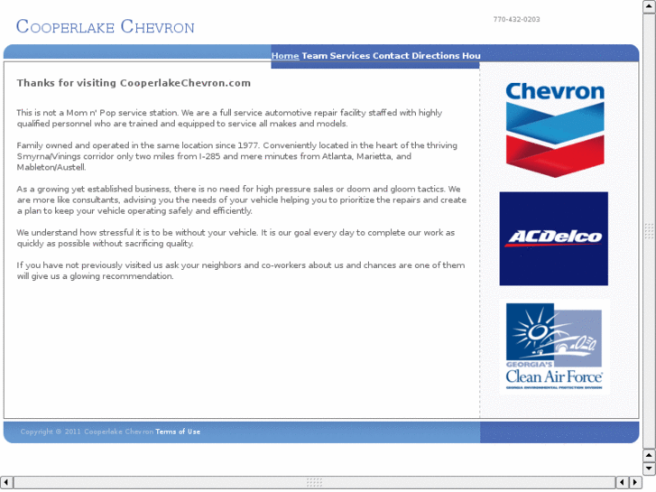 www.cooperlakechevron.com