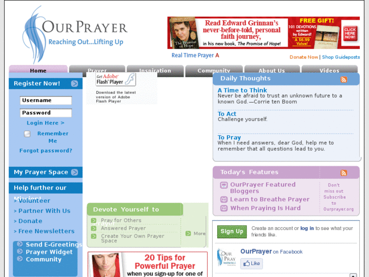 www.dailyourprayer.com