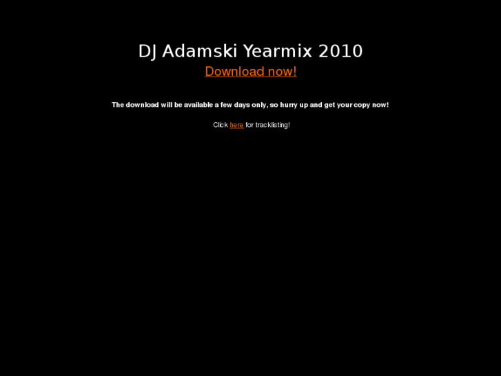 www.dj-adamski.com