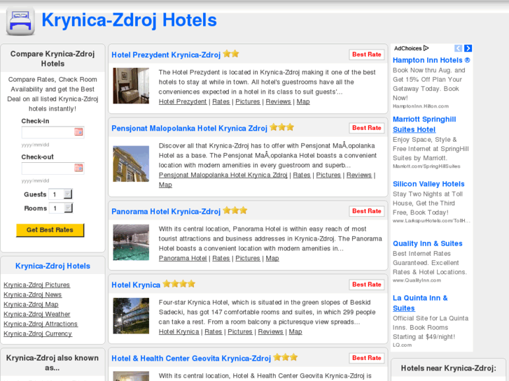 www.krynicazdrojhotels.com