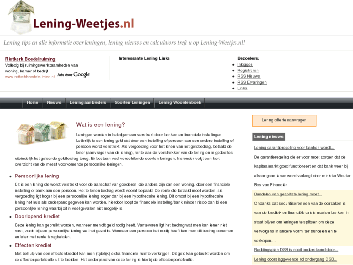 www.lening-weetjes.nl