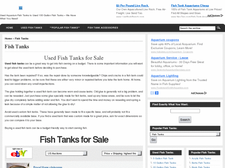 www.usedfishtanksforsale.org