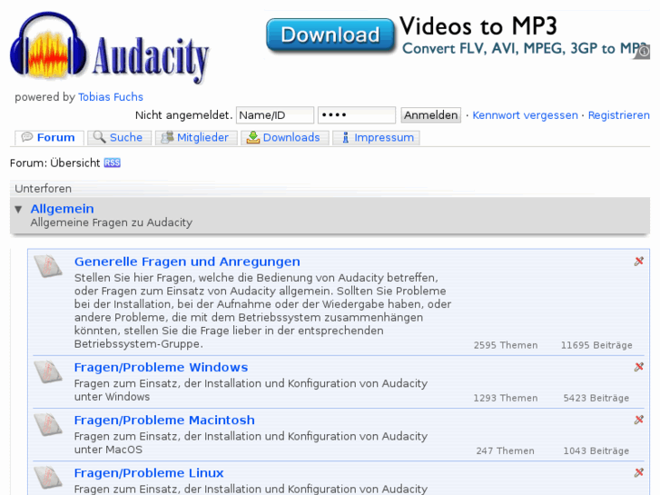 www.audacity-forum.de