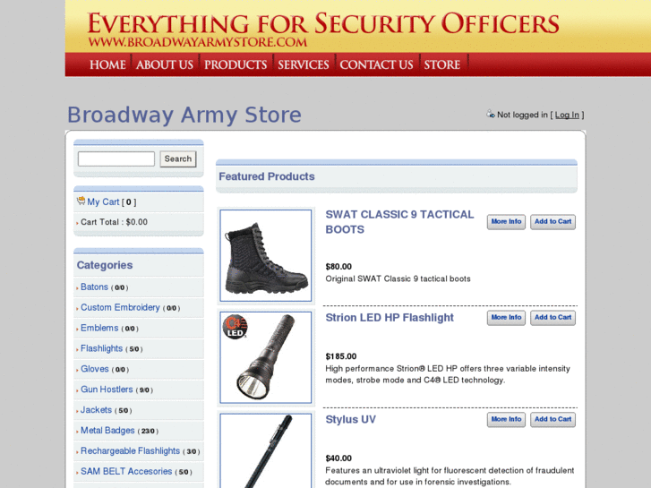 www.broadwayarmystore.com