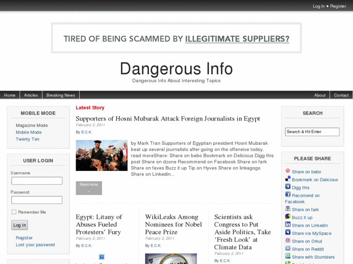 www.dangerousinfo.com