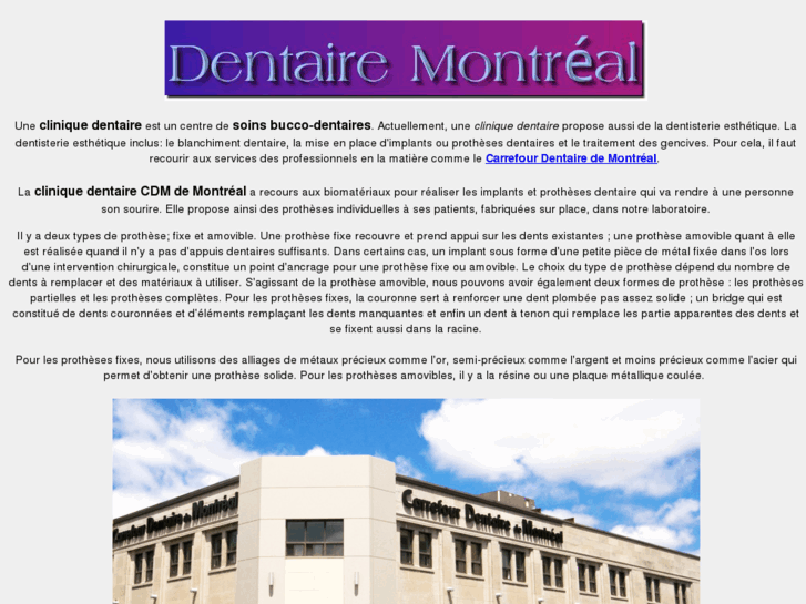 www.dentairemontreal.com