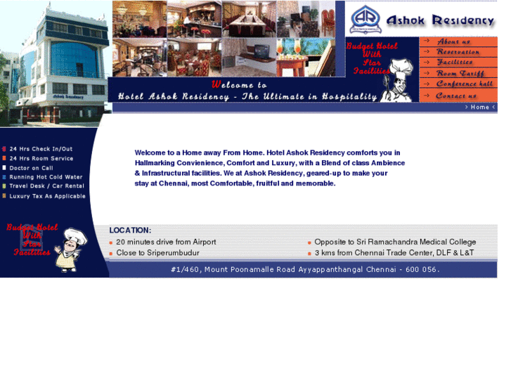 www.hotelashokresidency.com