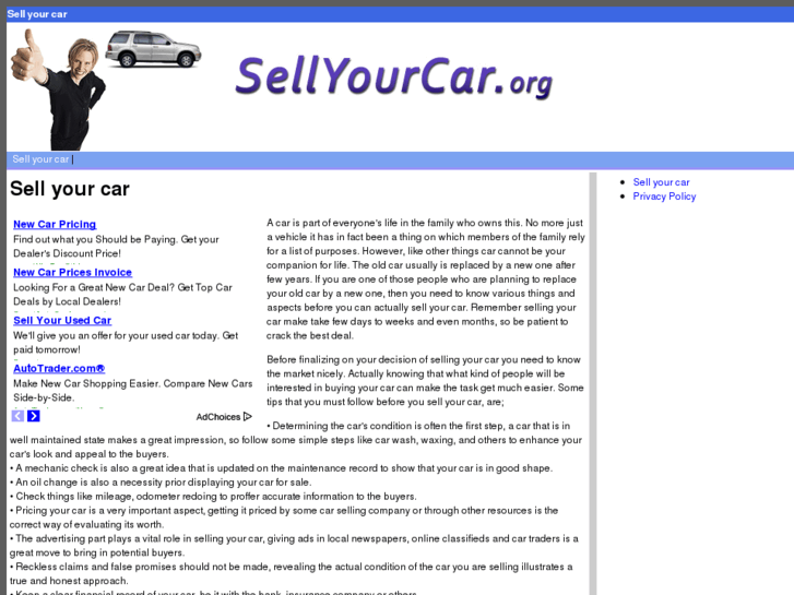 www.sellyourcar.org