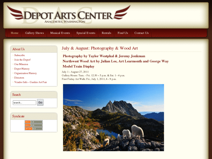 www.depotartscenter.org