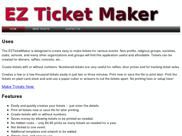 www.ezticketmaker.com