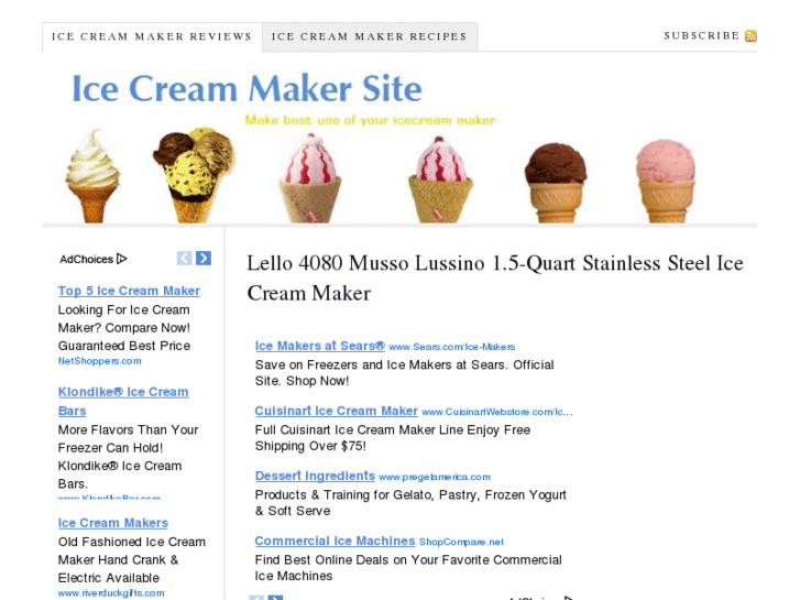 www.icecreammakersite.net