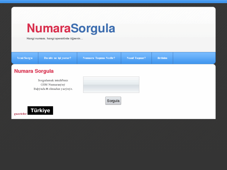 www.numarasorgula.com