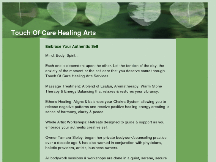 www.touchofcarehealingarts.com