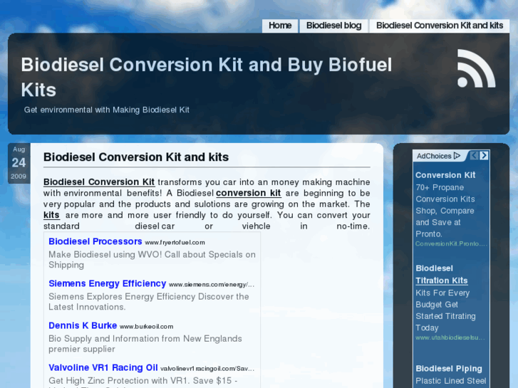 www.biodieselconversionkit.org