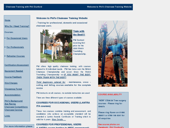 www.chainsawtraining.com
