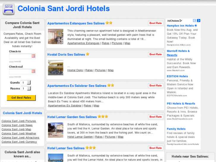 www.coloniasantjordihotels.com