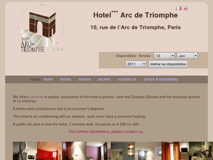 www.hotel-arcdetriomphe.com