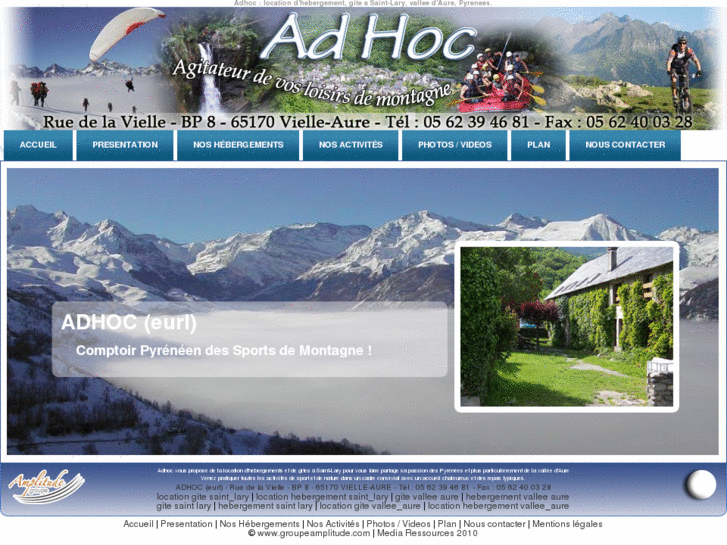 www.adhoc-saint-lary.com