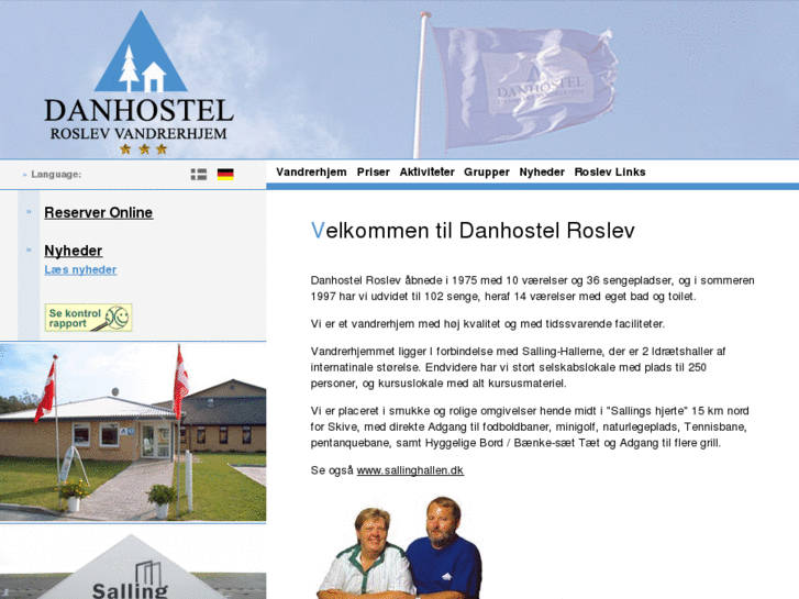 www.danhostelroslev.dk