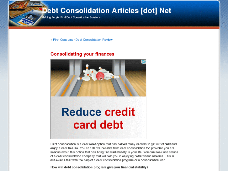 www.debtconsolidationarticles.net