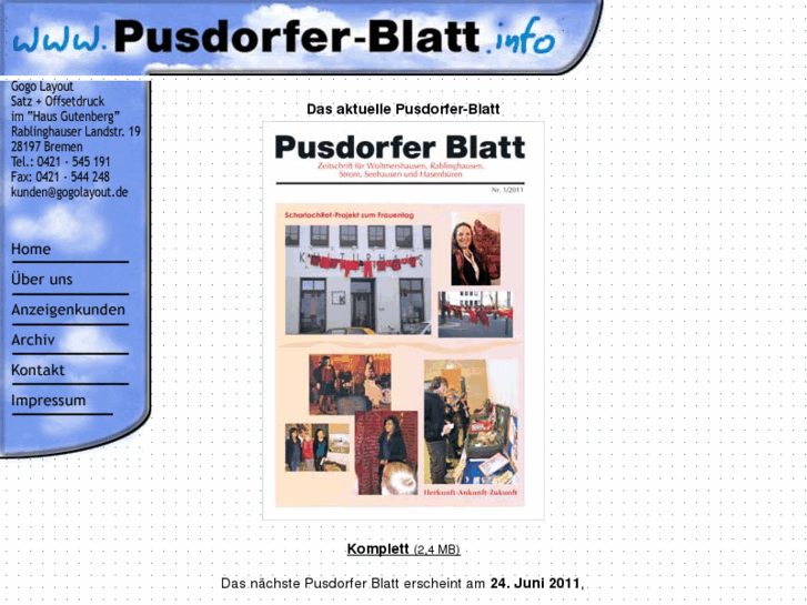 www.pusdorfer-blatt.info