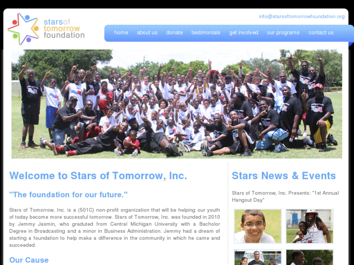 www.starsoftomorrowfoundation.com