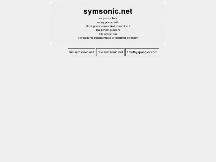 www.symsonic.net