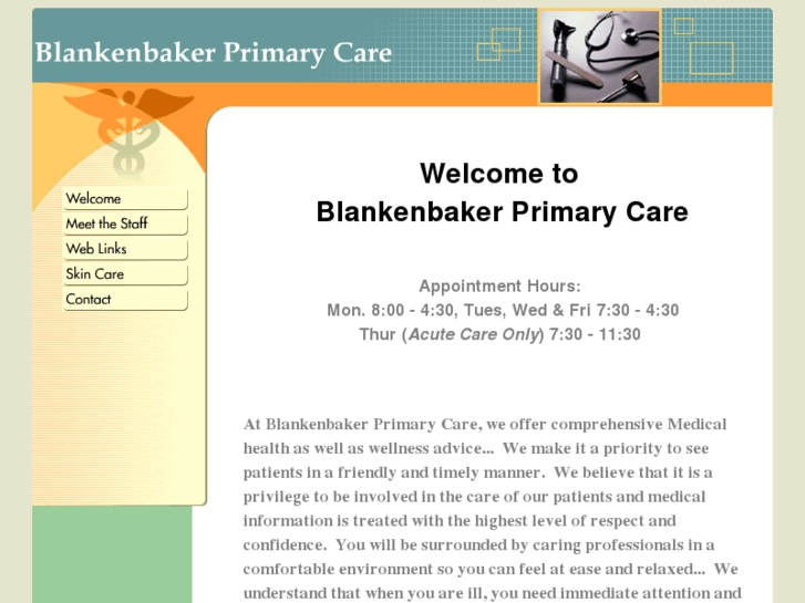 www.blankenbakerprimarycare.com