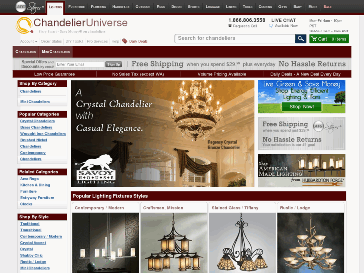 www.chandelieruniverse.com