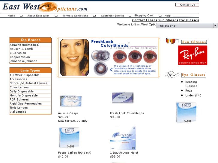 www.eastwestopticians.com