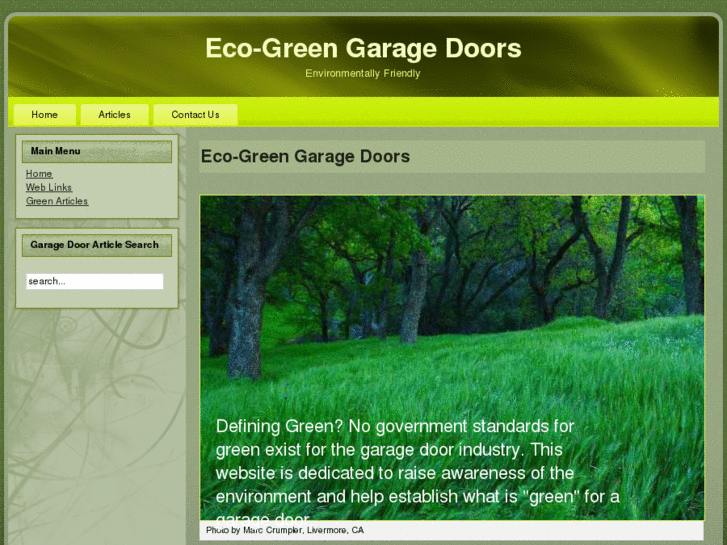 www.ecogreengaragedoor.com