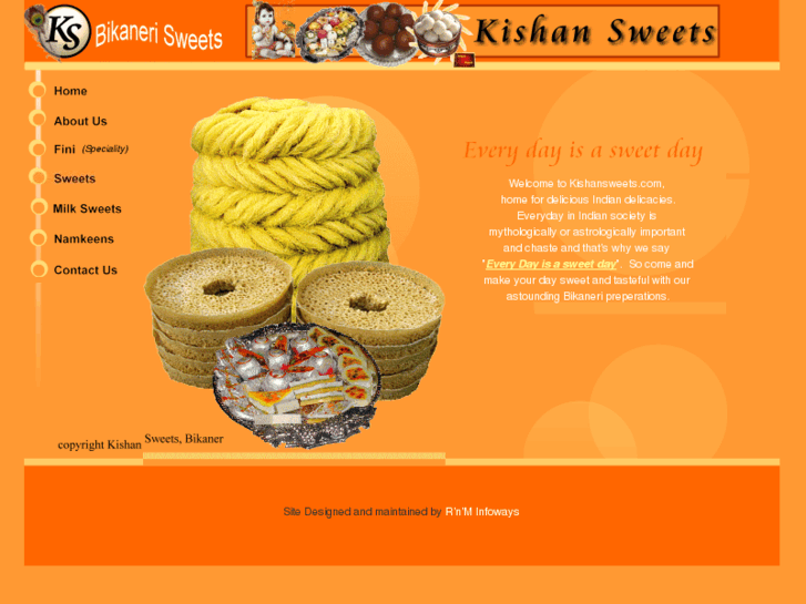 www.kishansweets.com