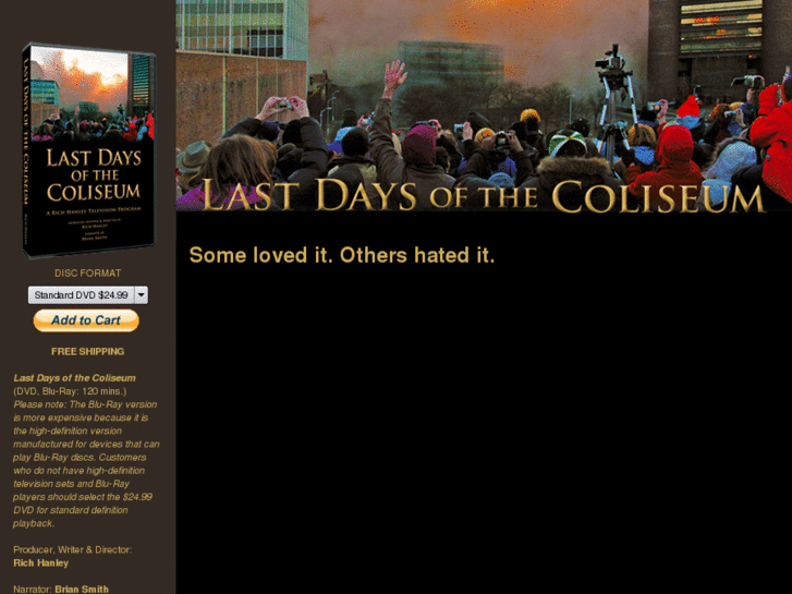 www.lastdaysofthecoliseum.com